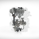 Inside the Volvo Drive-E three-cylinder petrol engine.